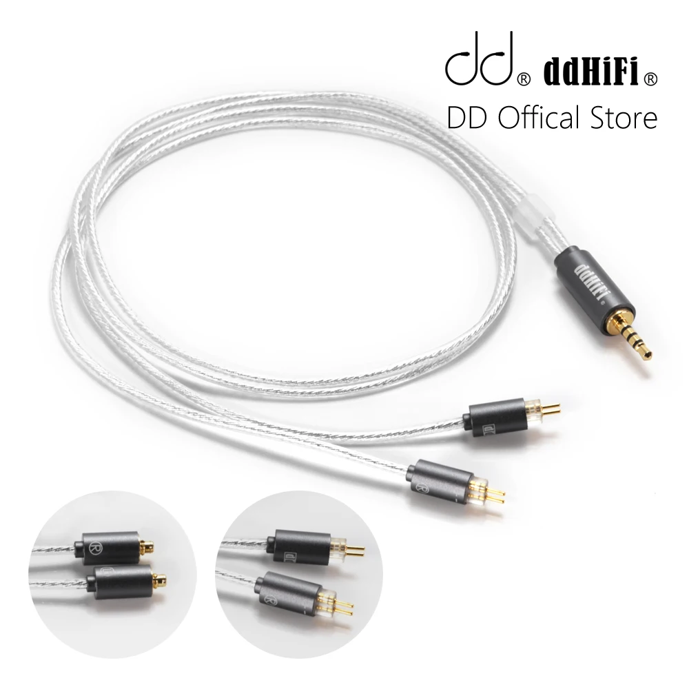 

Сменный кабель для наушников DD ddHiFi BC50B 50 см, доступен в 2,5 мм и MMCX / 2pin 0,78