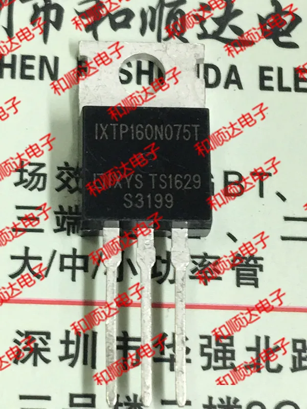 

10 шт./лот IXTP160N075T новый оригинальный запас TO-220 75V 160A