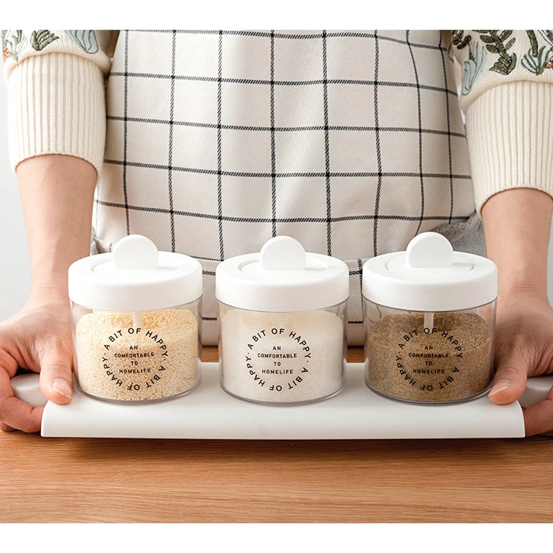 Новый специй бутылка-органайзер Пластик банки для хранения соль специи и емкость