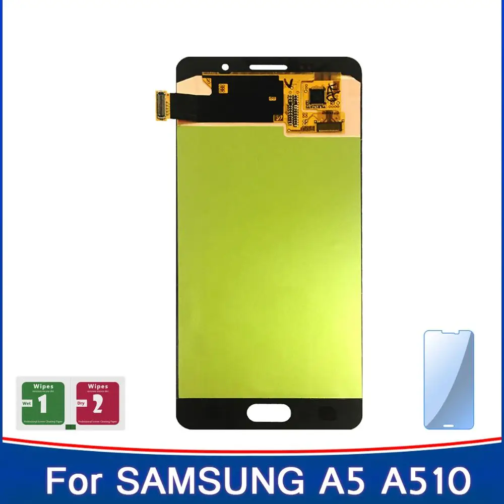 100% Оригинальный 5 2 ''ЖК-дисплей для Samsung Galaxy A5 2016 A510F A510M A510FD A5100 A510 ЖК-дисплей