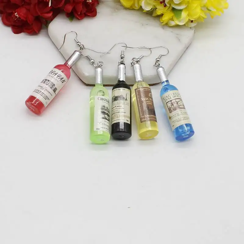 Креативный индивидуальный Изысканный милый кулон в виде бутылки красного вина