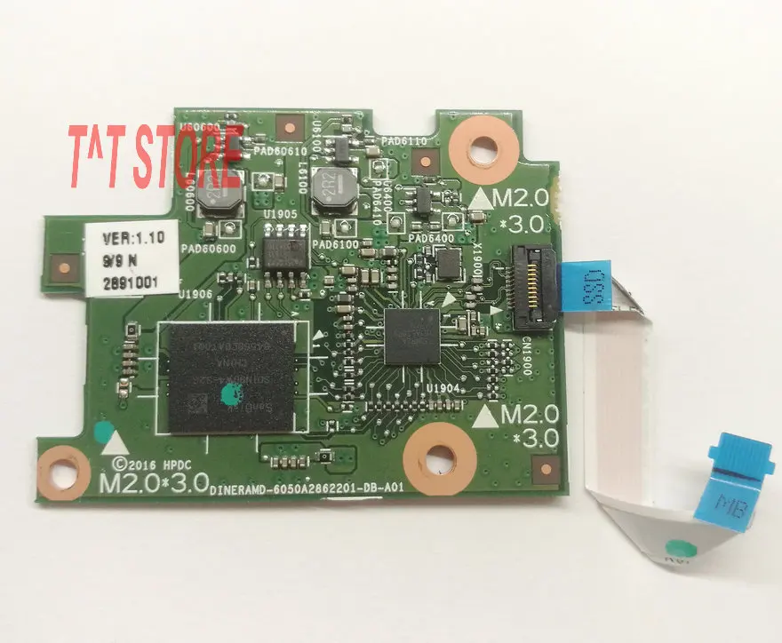 Оригинальный Для HP 14 an an012nr am AM020NA серия EMO EMMC цепь плата SSD 6050A2862201 тестовый хороший