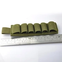 new airsoft magazine pouch hunting buttstock shell ammo carrier holder 6 rounds 12ga 20ga military gaine rifle ammo mag pouch