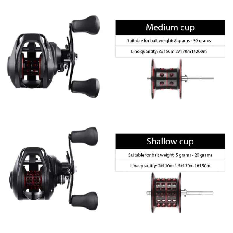 

BF2000 Professional Fishing Reels No Magnetic Force Long Range Spinning Reel Left Right Hand Saltwater Freshwater Fishing Reel