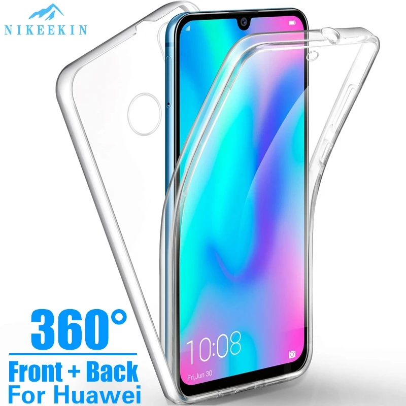 Чехол с полным покрытием 360 градусов для Huawei Y5P Y7P Y6P Y8P Y9S Y5 Y6 Y7 Y9 Prime мягкий