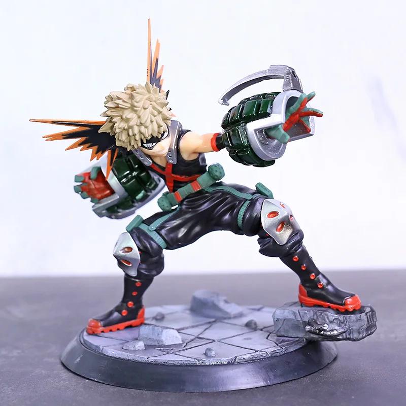 

Японская анимация мой герой Академии Bakugou Katsuki Рисунок Аниме ПВХ Коллекция кукла модель игрушки для детей, подарки для детей