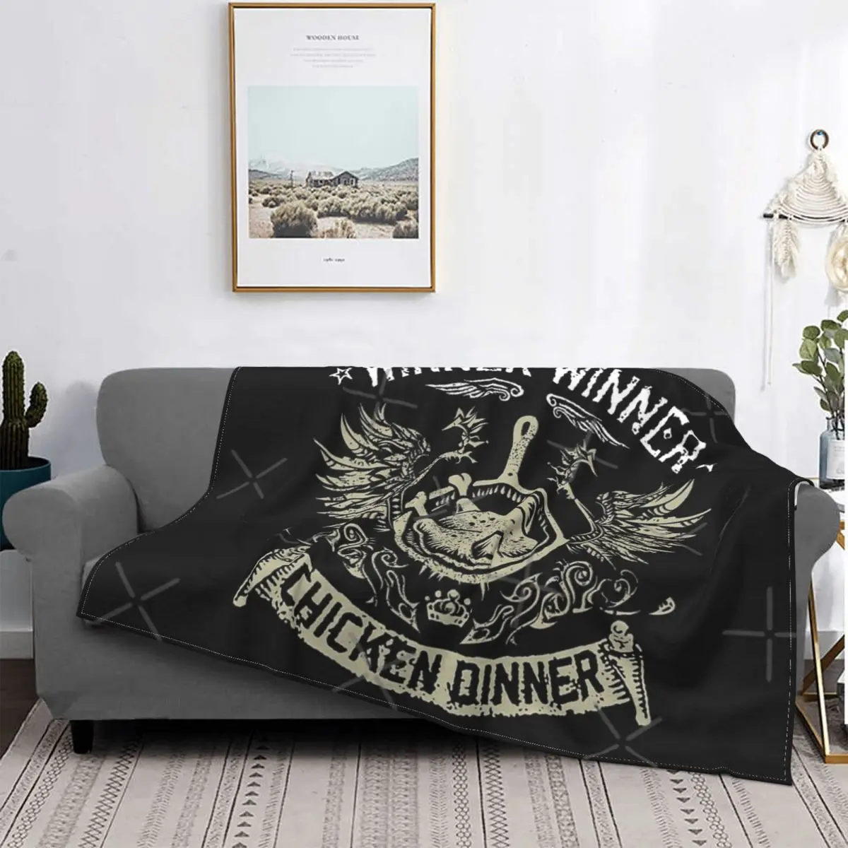 

Pubg Wwcd-colcha a quadros para cama, manta para пикник, 90