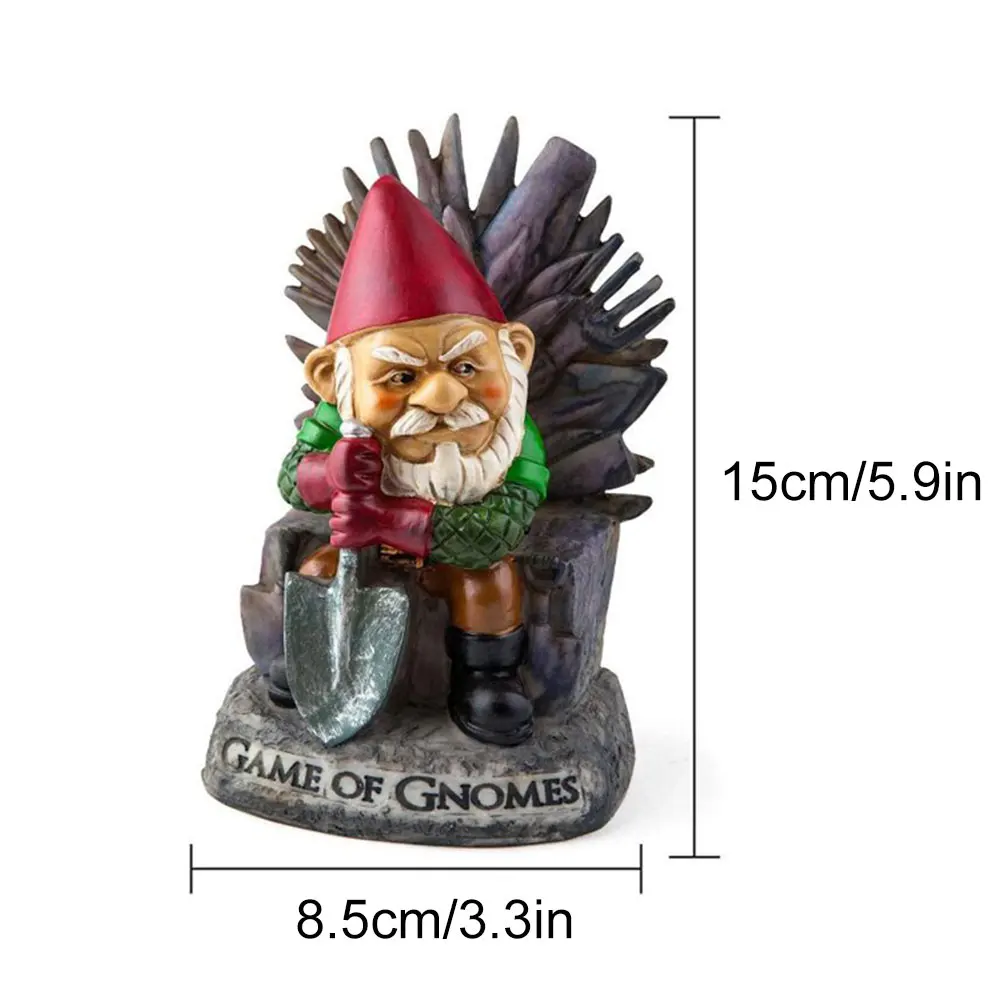 

Garden Gnome Ornaments Resin Dwarf Statue Figurine Yard Dollhouse Art Crafts Decor Garden Doll Home Decoration Statue