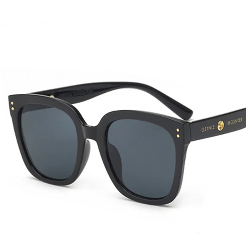 

Очки солнцезащитные мужские и женские большие квадратные, корейские модные роскошные дизайнерские винтажные прямоугольные солнечные очки...