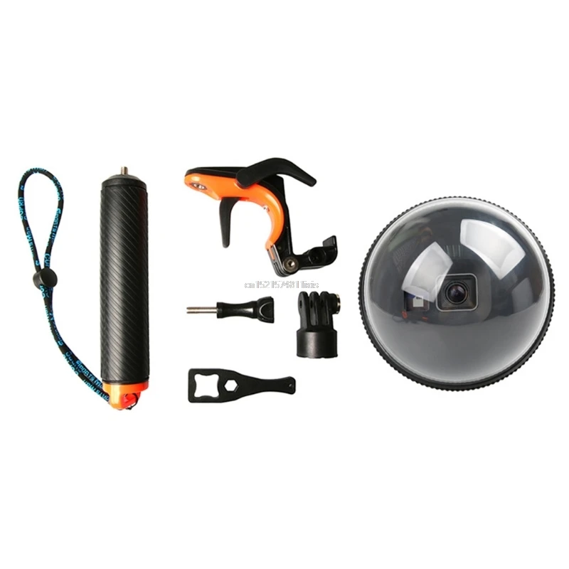 

Diving Dome Port Waterproof Housing Case Cover For GoPro Hero 5/6 Camera Trigger