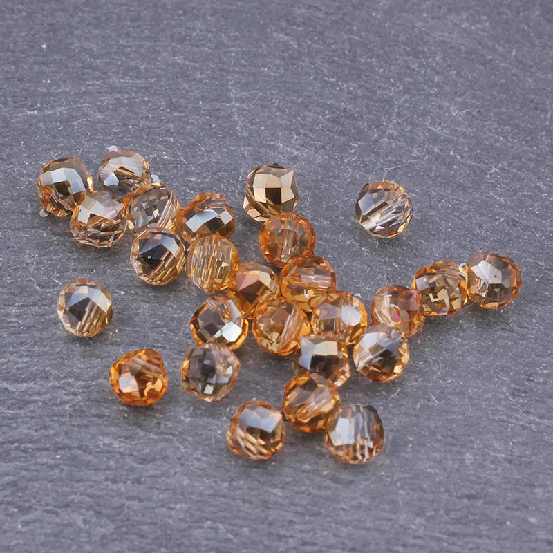 20 шт. Круглые бусины 8 мм из чешского стекла 2 цвета