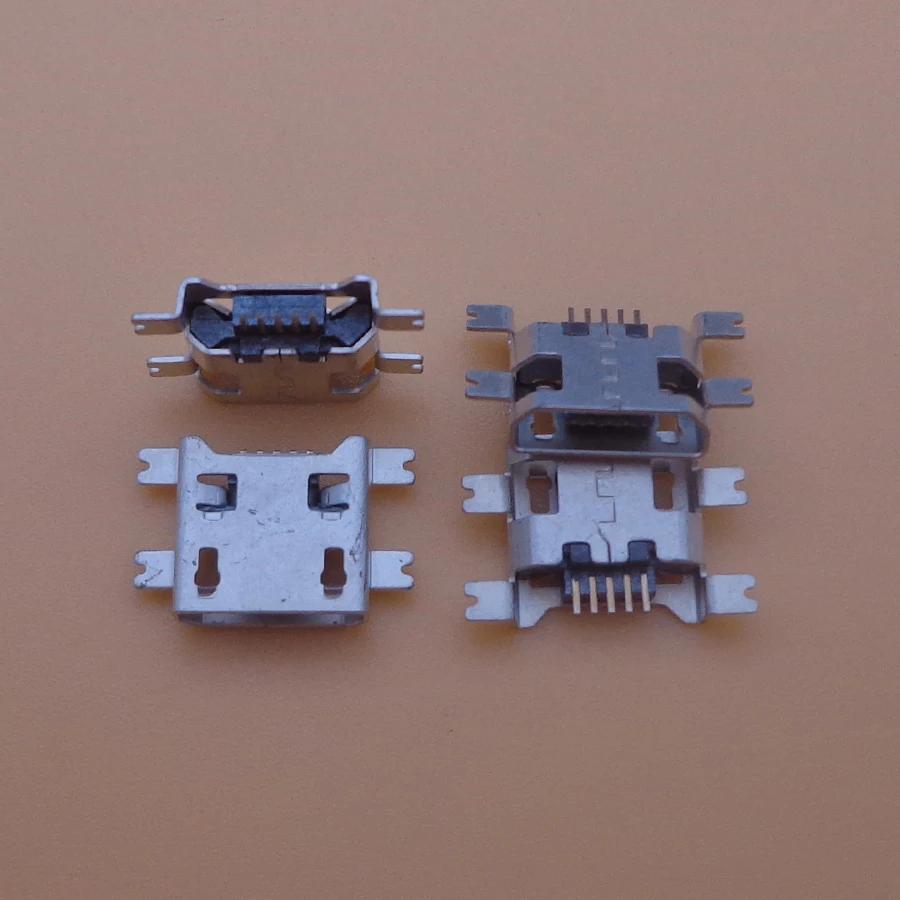 500 шт. 1 27 4SMD Micro USB 5P гнездовые разъемы SMD для Samsung Anroid телефонные Разъемы|smd micro usb