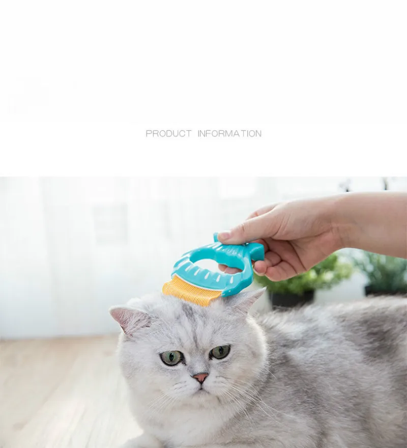 Новый кошачий гребень в форме ракушки для волос кошек специальный открытый узел