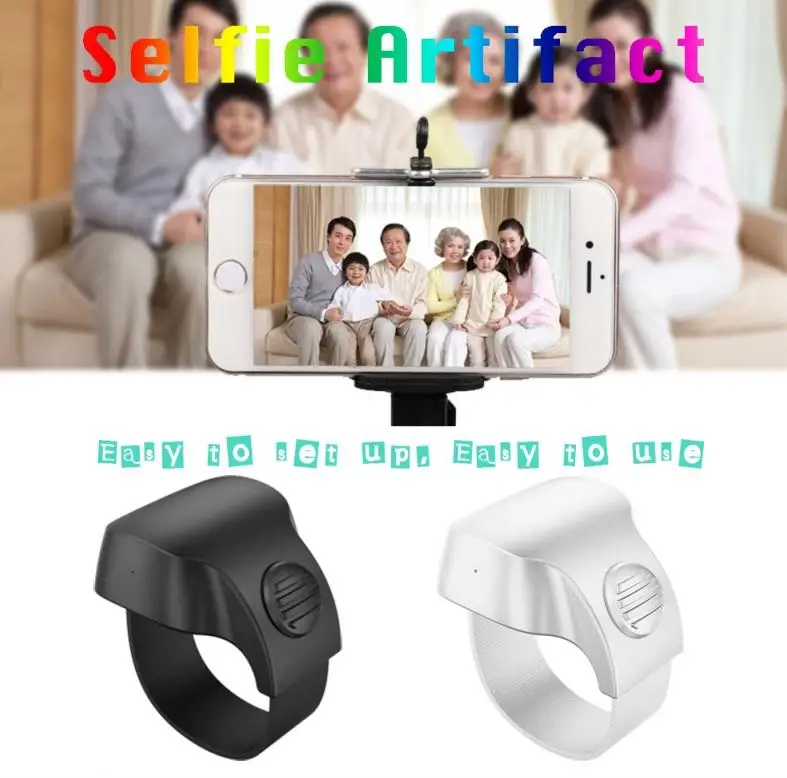 

R10 Bluetooth Control Ring Selfie Lithium Battery Rechargeable Free-hands Ring