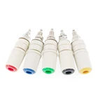 5 шт., латунные Сильноточные 4 мм гнездовые разъемы типа M5