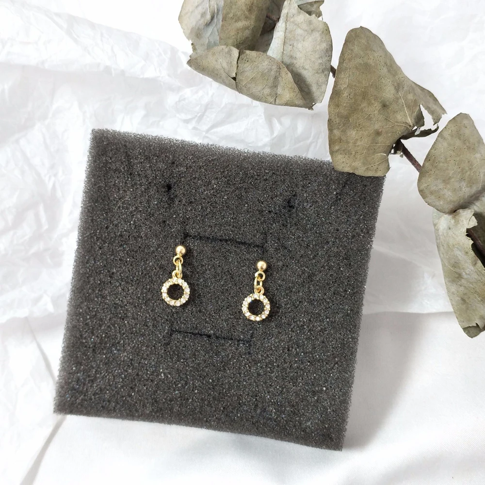 

In 2021 South Korea Exquisite Contracted Hollow Out Geometric Earrings Metal Sweet And Pure And Fresh Girl Trend Stud Earrings