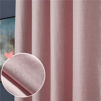 grey pink blackout curtains in the living room window linen modern curtains for bedroom kitchen shading drapes custom size teal
