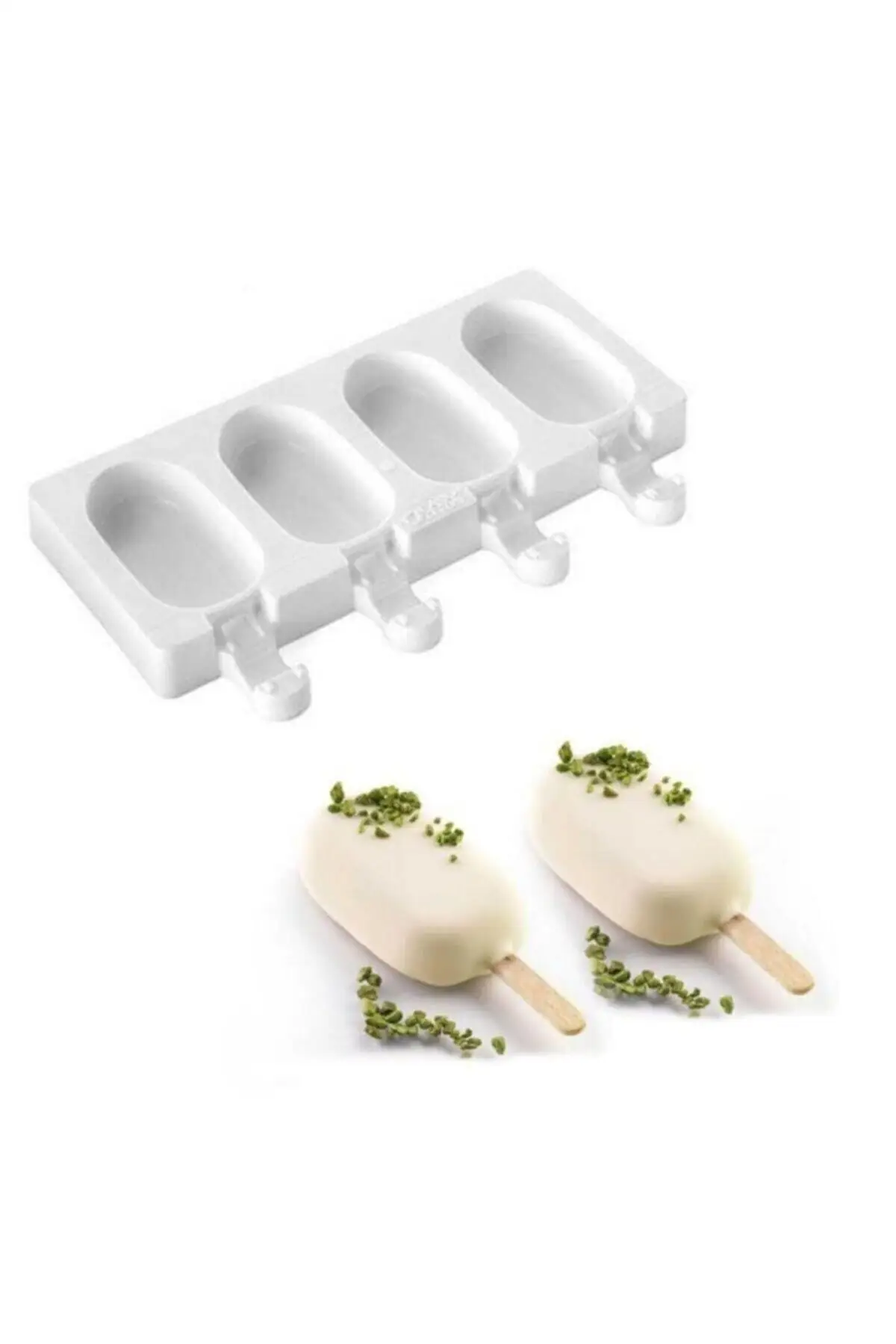

Magnum 4'lü Silicone Ice Cream Mold Mini Size-50 Pcs Ice Cream Bar Hediyemizdir