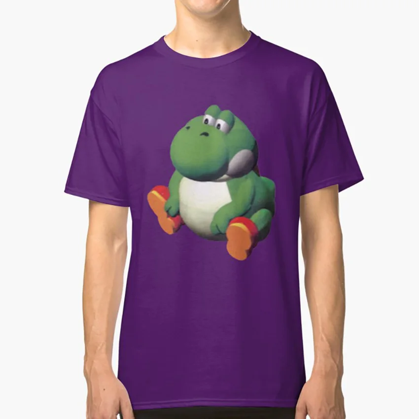 Фиолетовый Beeg Yoshi футболка beeg yoshi большая сидящая там дунки - Цвет: Фиолетовый