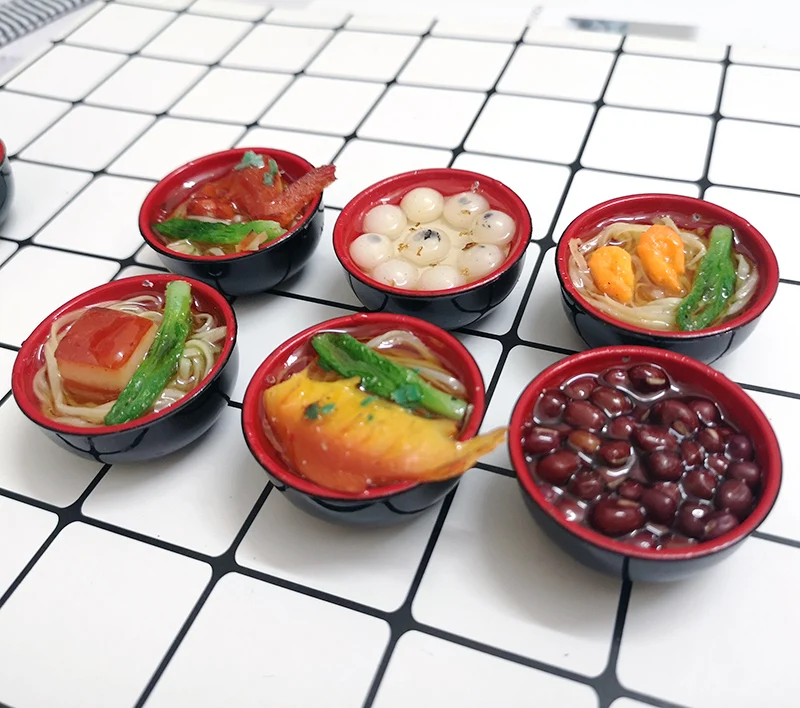 Миниатюрная еда для кукольного домика 2 шт. лапша с палочками ролевая куклы Blyth BJD