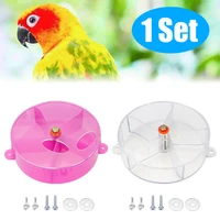 1pc 13cm diameter intelligence pet feeder toys parrot treat hunt bird cage chew feeder toy
