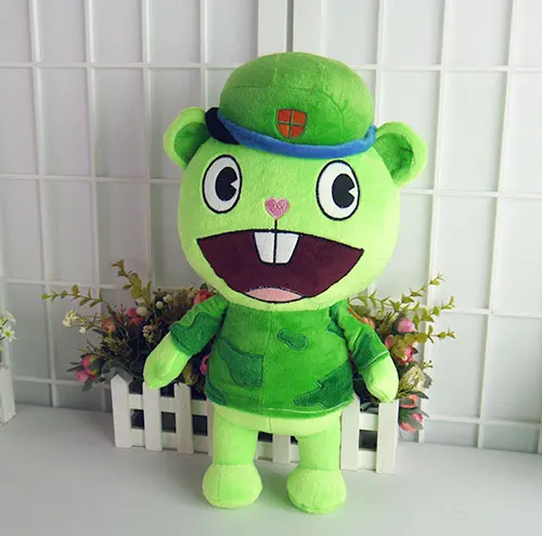 Счастливое дерево друзья аниме плюшевые куклы HTF Flippy игрушки 40 см|Персонажи