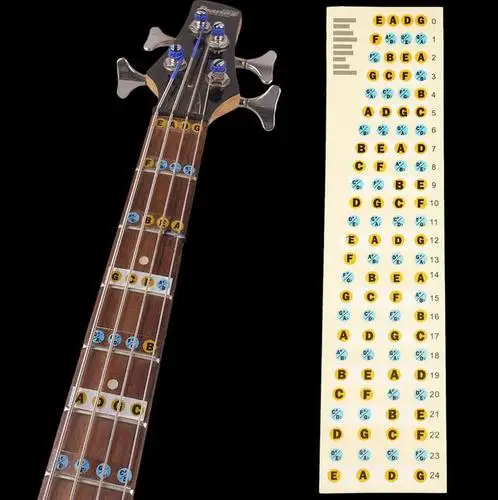 

Fretboard Note Sticker Musical Scale Label for Acoustic or Electric Guitar