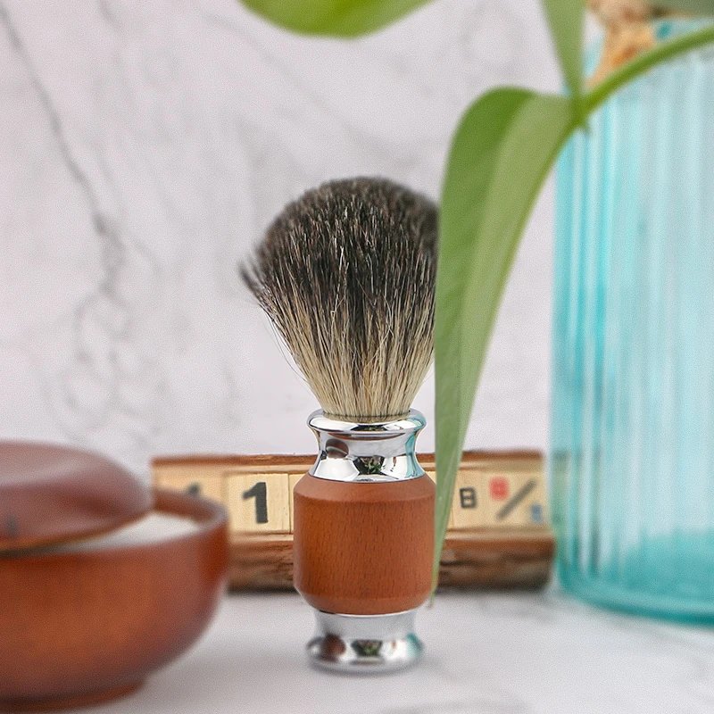 HAWARD RAZOR, профессиональная Мужская бритва из барсука, щетка для бритья, дерево и цинковый сплав, ручка для бритья, бритва