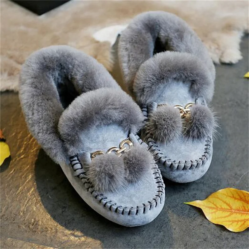 

Мокасины женские из натуральной свиной кожи, мягкие лоферы, повседневная обувь на плоской подошве, 100% Натуральная шерсть, для отдыха, размер...