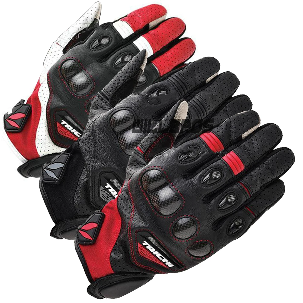 RST 417 Motorbike Motorcycle ATV Bike Riding Glove Velcocity Leather Mesh Carbon Gloves | Автомобили и мотоциклы