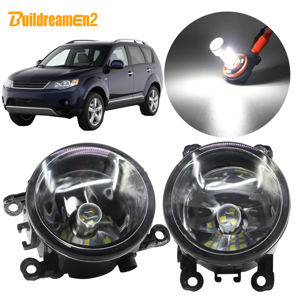 Buildreamen2 для Mitsubishi Outlander II CW_W закрытый внедорожник 2006-2012 Автомобиль H11 Комплект