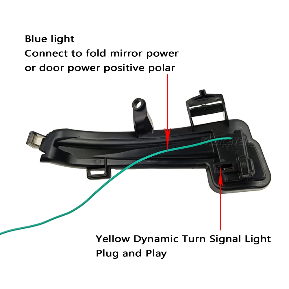 

For Skoda Superb A7 MK3 B8 Dynamic Flowing LED Turn Signal Blinker Sequential Side Rearview Mirror Light 2016 2017 2018 2019