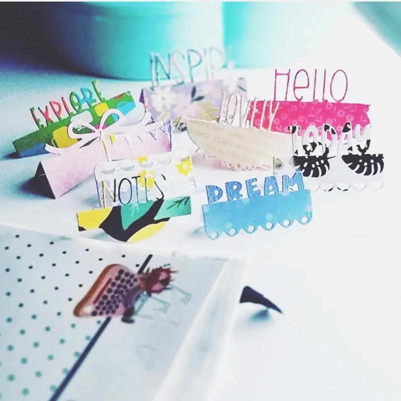 9 видов стилей карман печать металлический Трафаретный вырубной штамп кроя