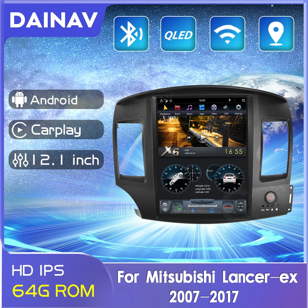 

Автомагнитола 2din, мультимедийный плеер с GPS-навигацией для Mitsubishi Lancer-ex 2007-2017