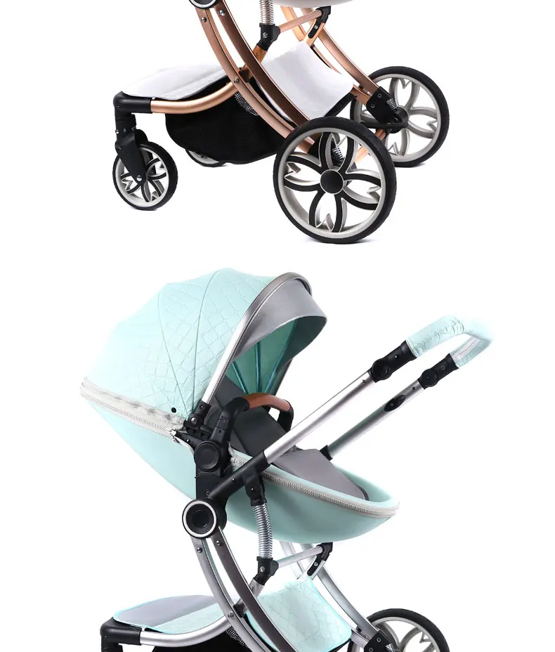 Voondo детская коляска bebek arabasi carrinho de bebe cochecito, детская коляска bebe с высоким ландшафтом, подходит для зимних путешествий