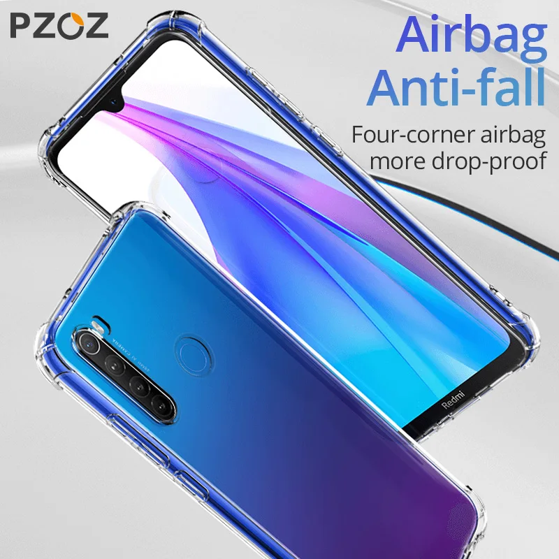 Чехол PZOZ для Redmi note 8 T 9s прозрачный защитный чехол с откидной крышкой xiaomi t redmi 9S pro
