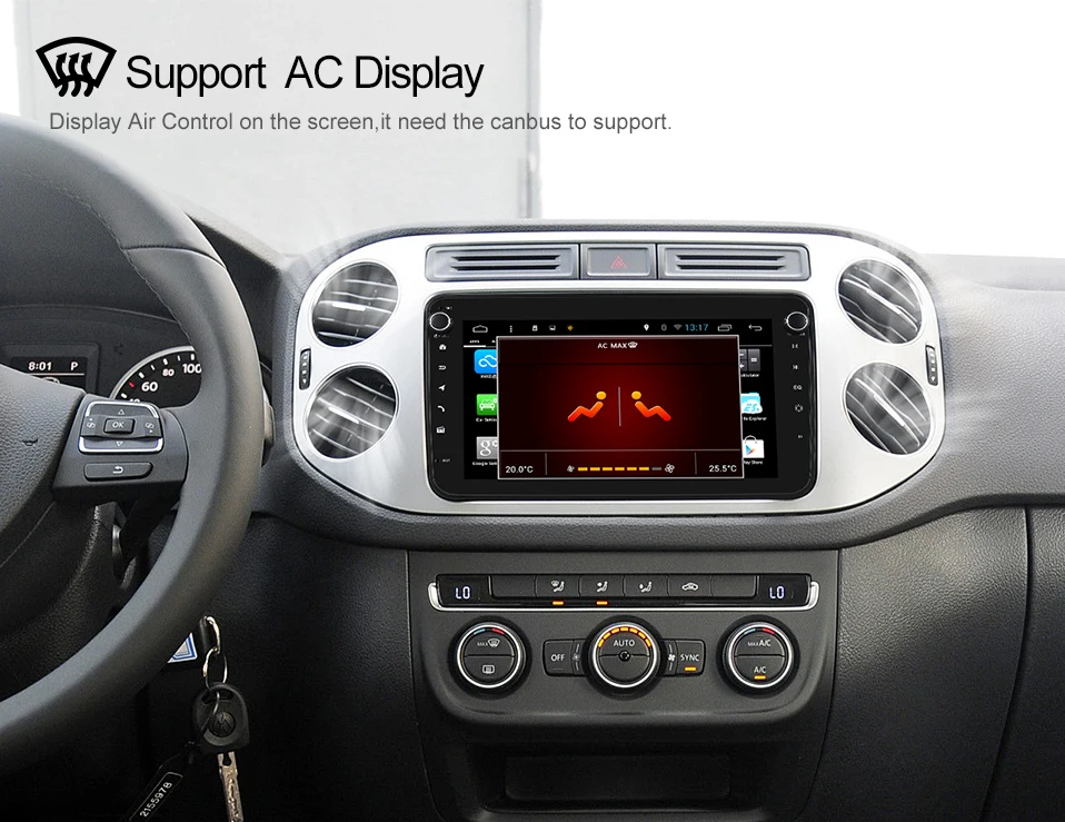 Uniway " 2 din android 8,1 автомобильный dvd для vw passat b6 b7 golf 5 6 tiguan polo octavia rapid fabia мультимедийный навигационный плеер