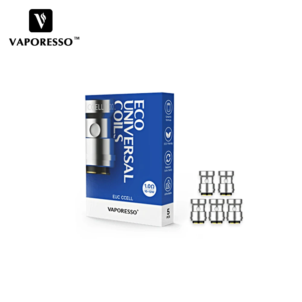 5-10 шт. оригинальная катушка Vaporesso EUC ccel с сеткой головка 1.0 Ом/0.6ом атомайзера для