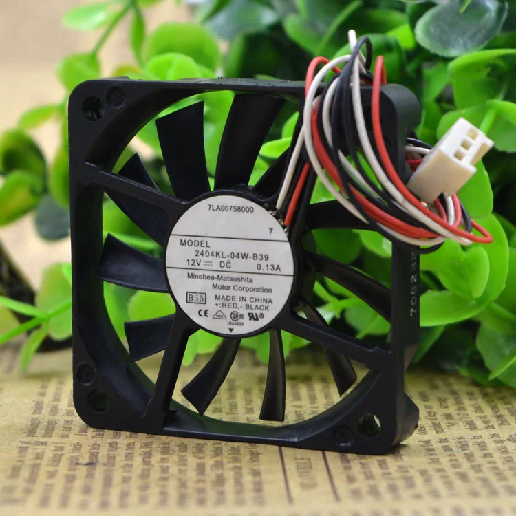 

NEW 6CM 6010 12V 0.13A 2404KL-04W-B39 Motor protection cooling