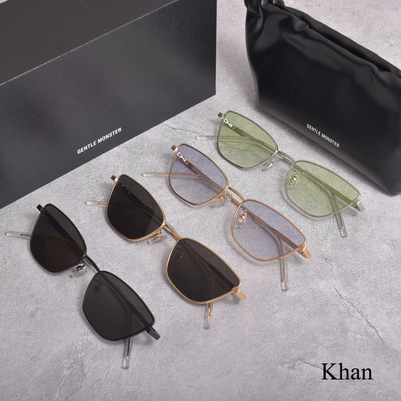 

2021 New Fashion GM sall face women men sunglasses GENTLE Khan Sun glasses women men Polarized UV400 sun glasses