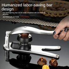 Stainless Steel 2 In 1 Quick Chestnut Clip Walnut Pliers Metal NutCracker Sheller Nut Opener Kitchen Tools Cutter Gadgets