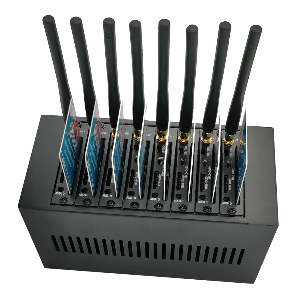 Модемный шлюз 2G 8 портов GSM поддержка нескольких слотов SIM-карт по низкой цене |