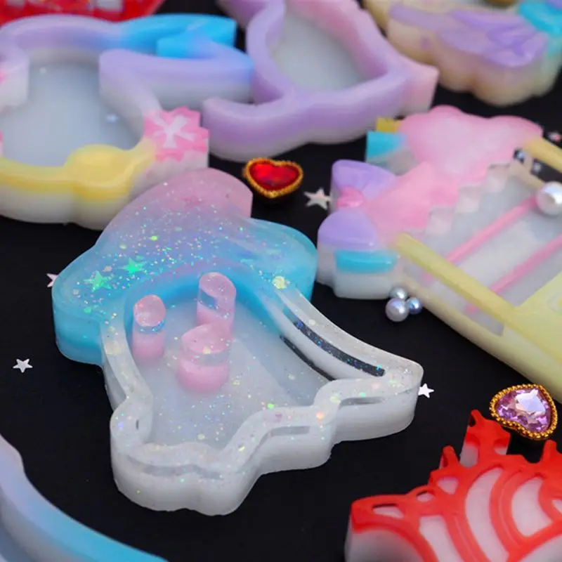 Кит кот сердце призрак зыбучий песок подвеска смола силиконовая форма