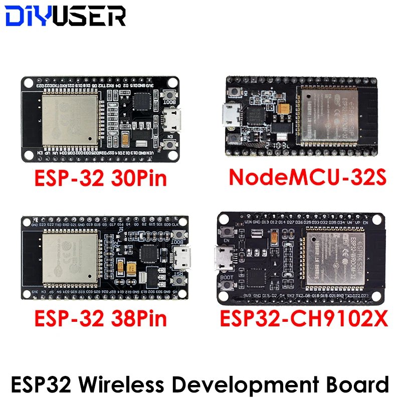 

ESP32 Development Board WiFi+Bluetooth Ultra-Low Power Consumption Dual Core ESP-32 ESP-32S ESP 32 Similar ESP8266