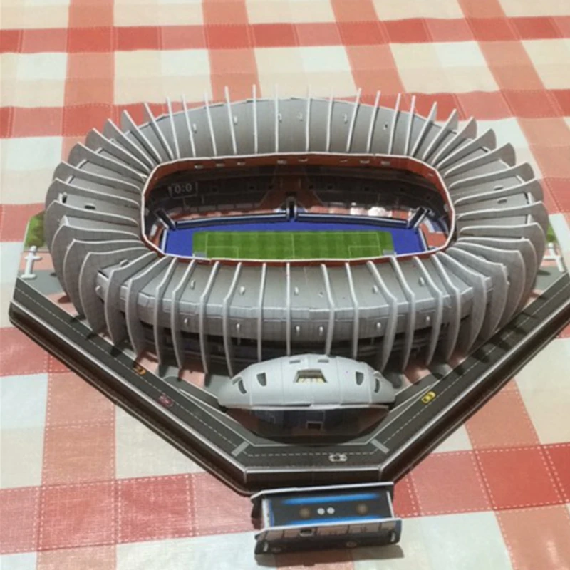 Классический пазл 3D головоломка архитектура стадион Франция Parc des Princes футбольные стадионы игрушечные масштабные модели наборы из строительной бумаги