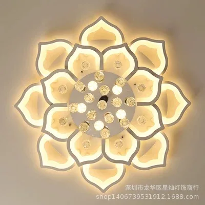 Потолочная люстра led современный потолочный светильник в деревенском стиле