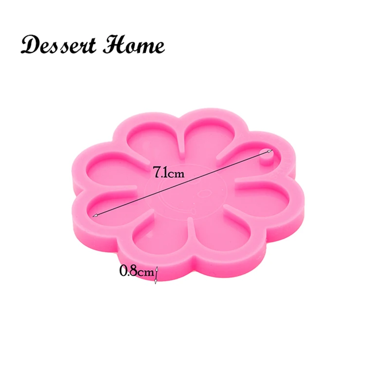 Блестящая форма для подсолнуха DY0401 силиконовая хризантемы эпоксидной смолы