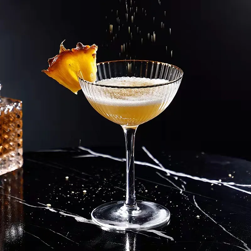 1/2/4 шт. скандинавский бокал для десертов с высокой ногой коктейлей вертикальной