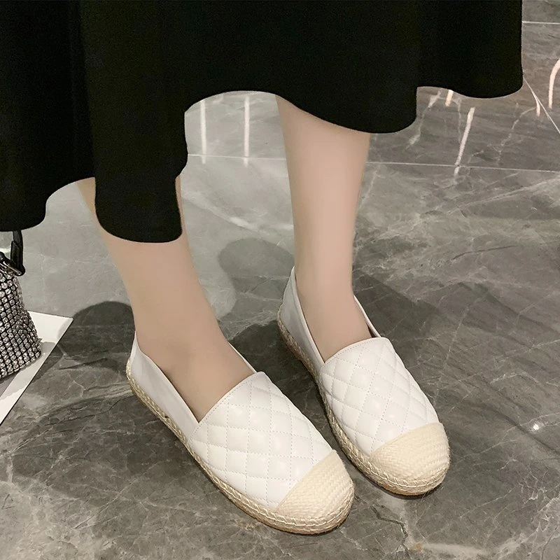 

2021 Women's Shoes Autumn Single Shoes Fashion Round Toe Shoes Flat Bottom Comfortable Plus Size 35-40
