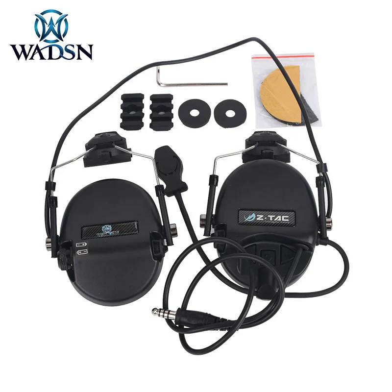 Z Tactical Sordin Hunting Headphone Noise Canceling Earphone Sordin Headset For Fast Helmets Newest Tactical Headset WZ034